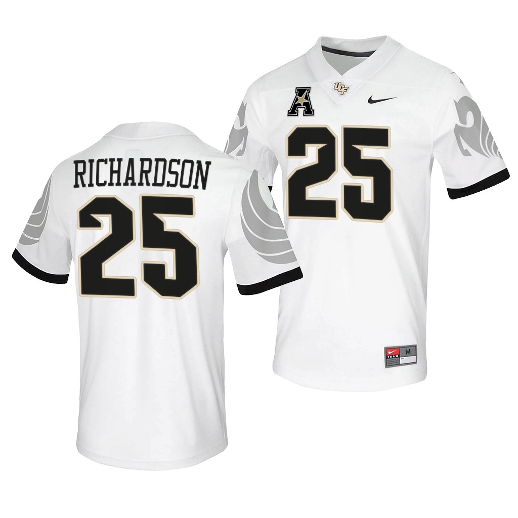 UCF Knights Johnny Richardson #25 White College Jersey