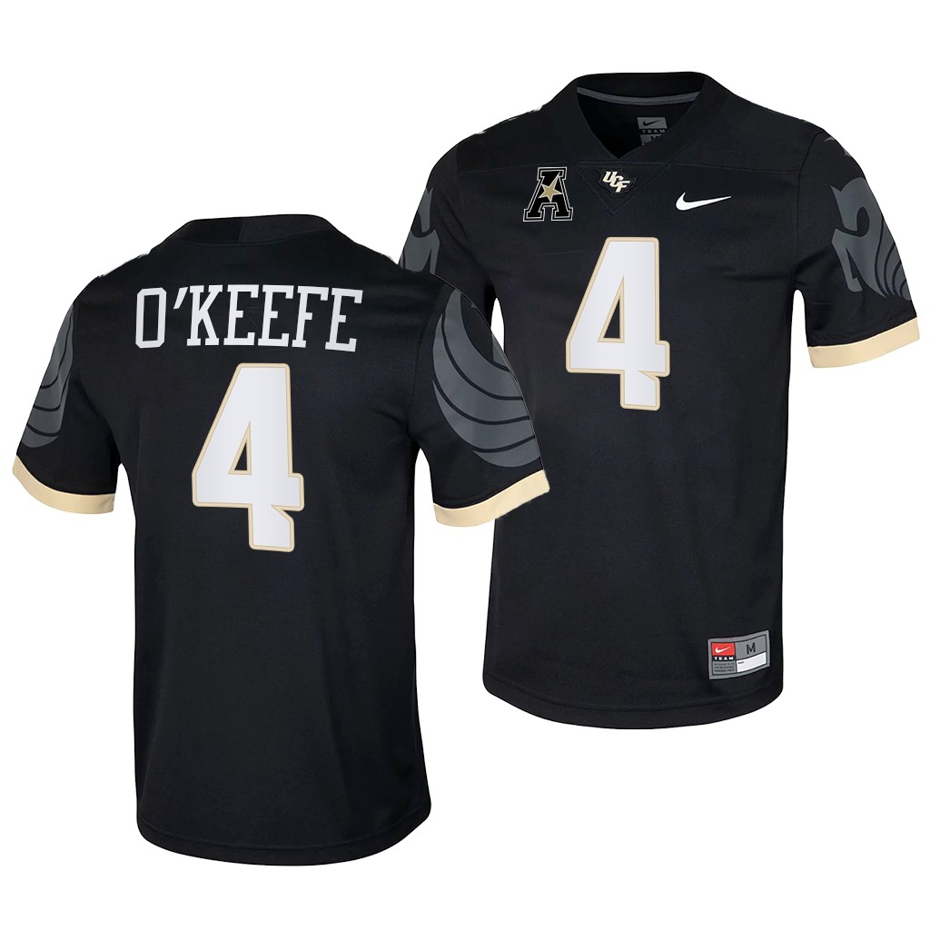 UCF Knights Ryan O'Keefe 4 Black 2021-22 College Jersey Men