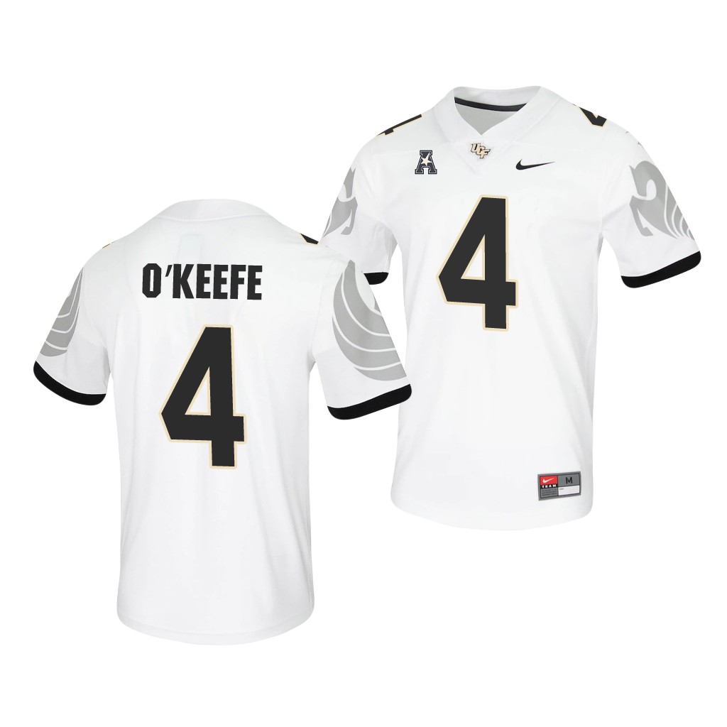 UCF Knights Ryan O'Keefe White College Men's Untouchable Game Jersey