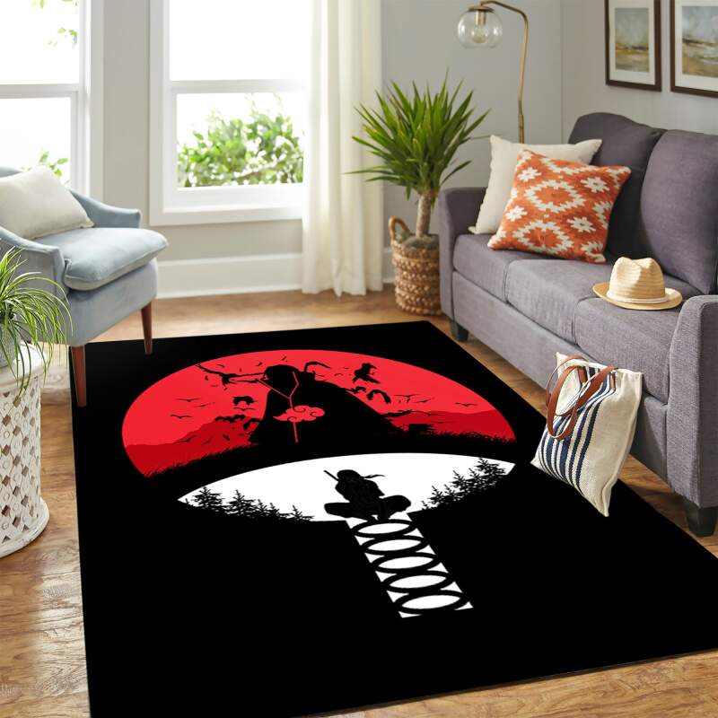 Uchiha Itachi Carpet Floor Area Rectangle Rug