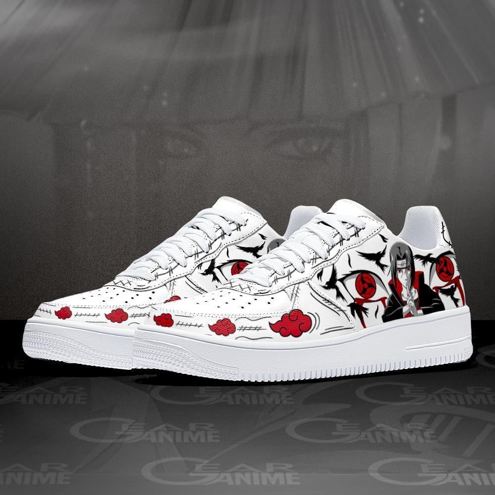 Uchiha Itachi Sharingan Eyes Air Sneakers Custom Shoes For Naruto Fans