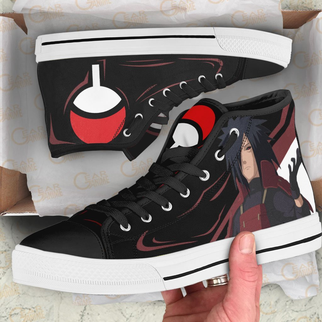 Uchiha Madara High Top Shoes Custom Anime Sneakers