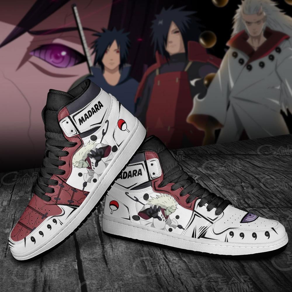 Uchiha Madara JD1s Sneakers Anime Shoes For Fan, Air Jordan Hightop