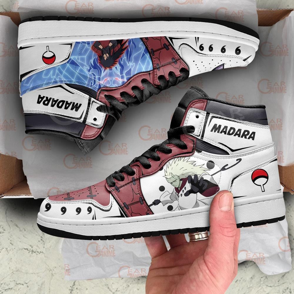 Uchiha Madara JD1s Sneakers Anime Shoes For Fan, Air Jordan Hightop