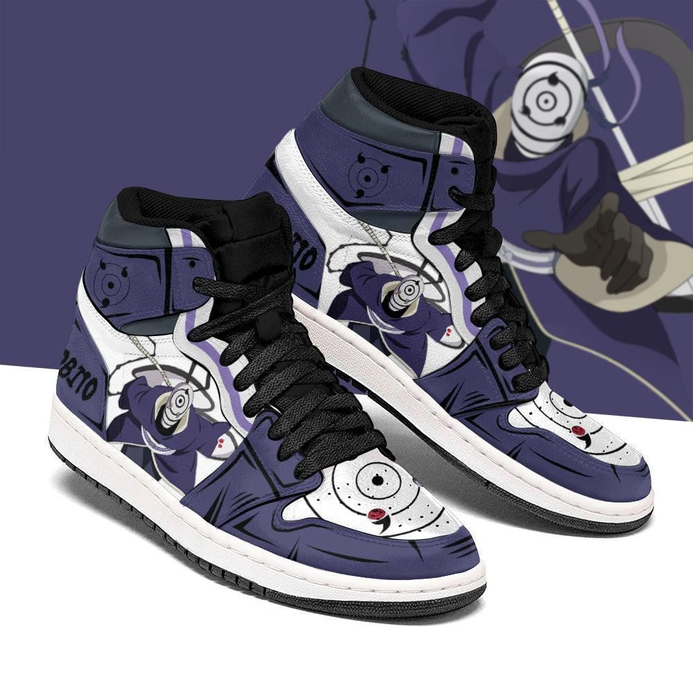 Uchiha Obito JD1s Sneakers Anime Shoes, Air Jordan Hightop