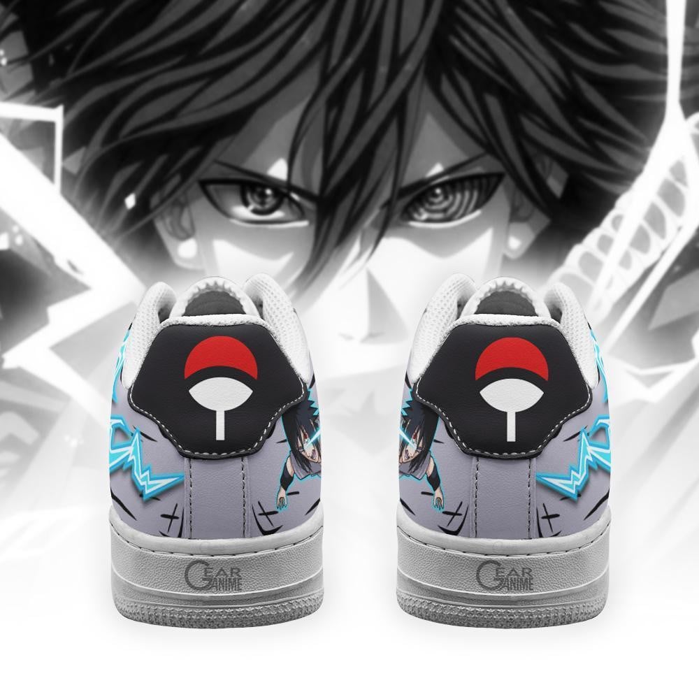 Uchiha Sasuke Air Sneakers Lightning Skill Custom NRT Anime Shoes