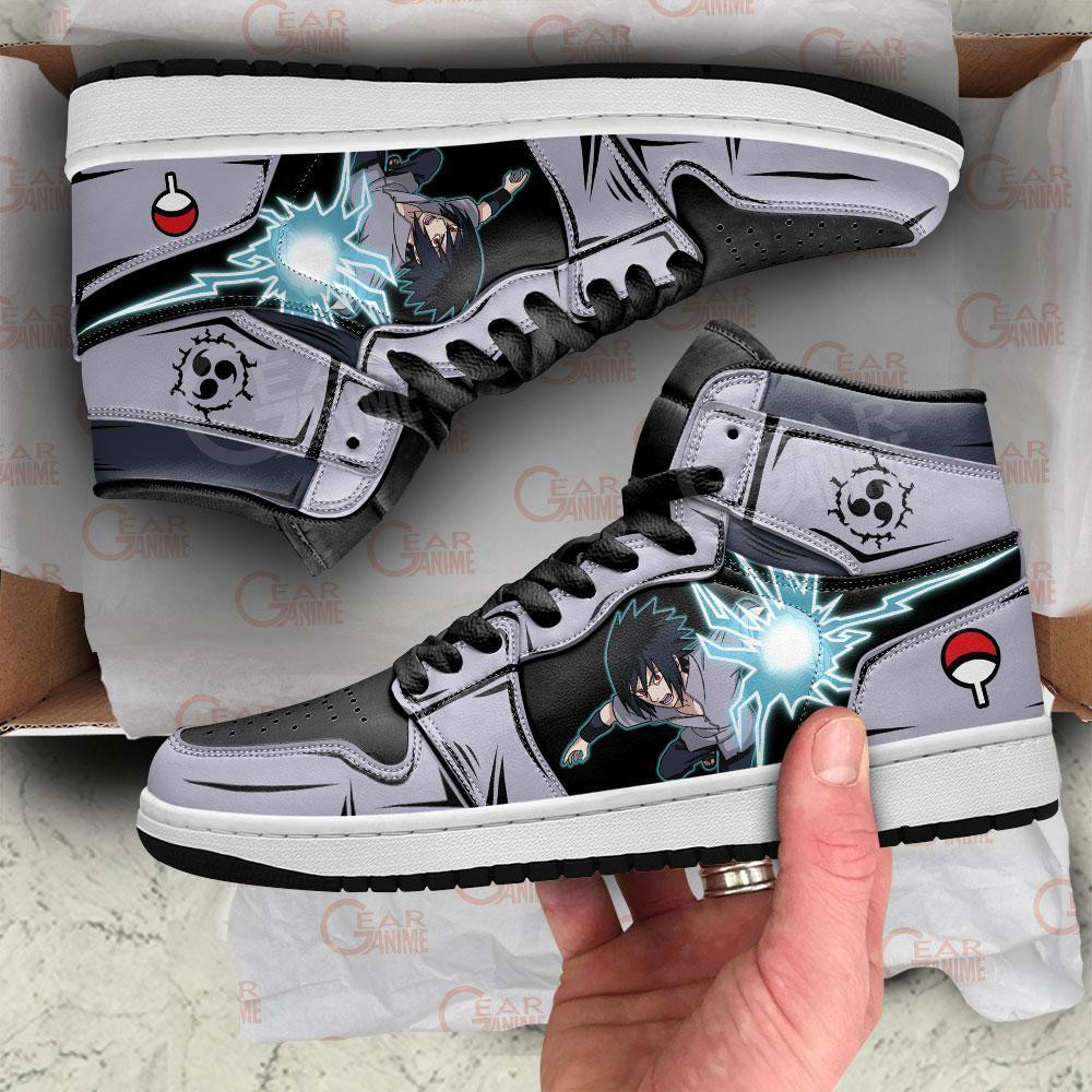 Uchiha Sasuke JD1s Sneakers Skill Anime Shoes, Air Jordan Hightop