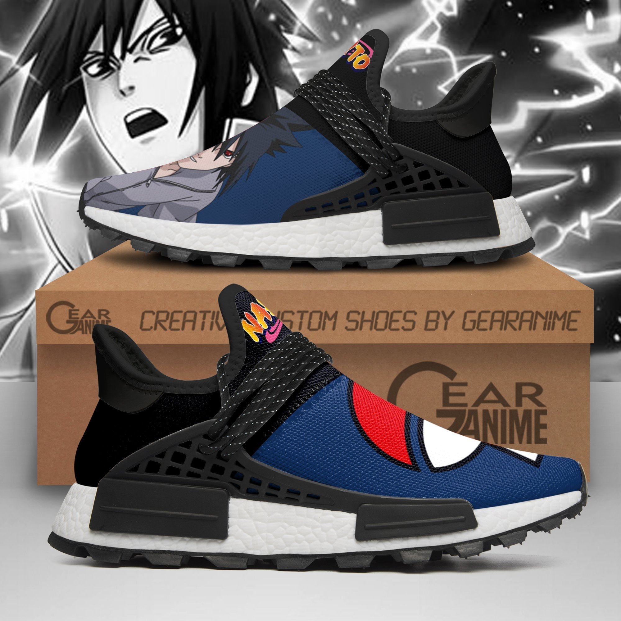 Uchiha Sasuke Shoes Anime Shoes, NMD Shoes