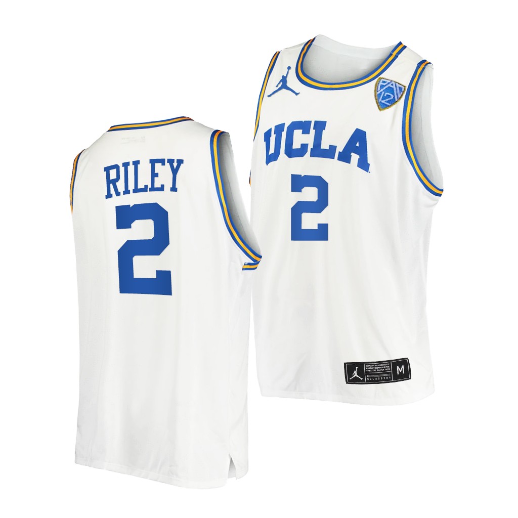 UCLA Bruins Cody Riley #2 White College Jersey Home