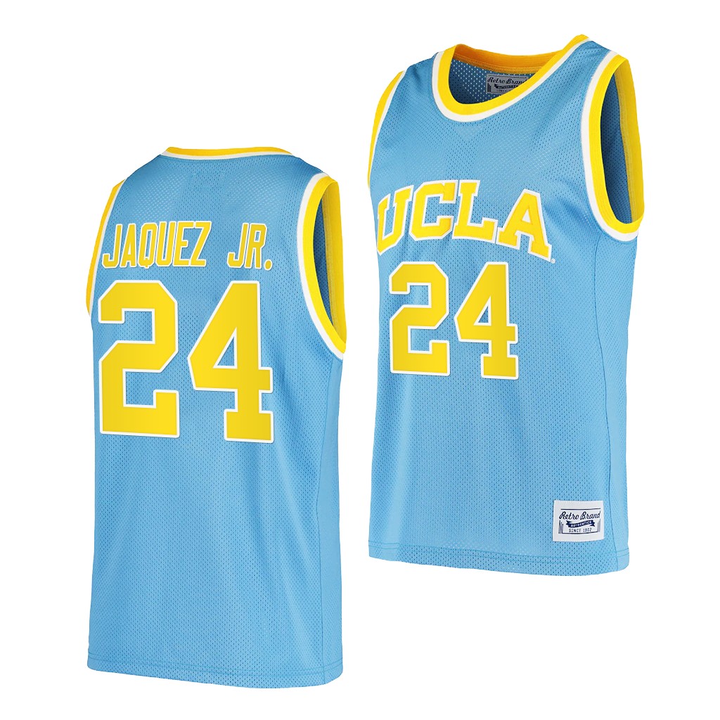 UCLA Bruins Jaime Jaquez Jr. Blue Commemorative Classic Jersey