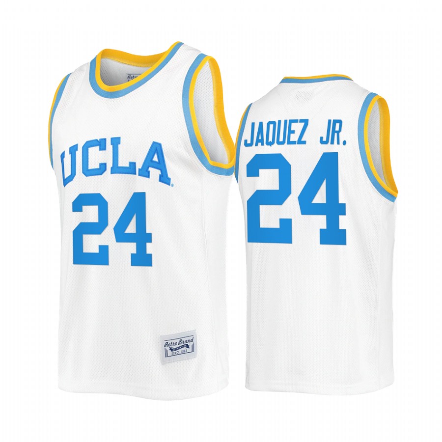 UCLA Bruins Jaime Jaquez Jr. Jersey Commemorative Classic White College
