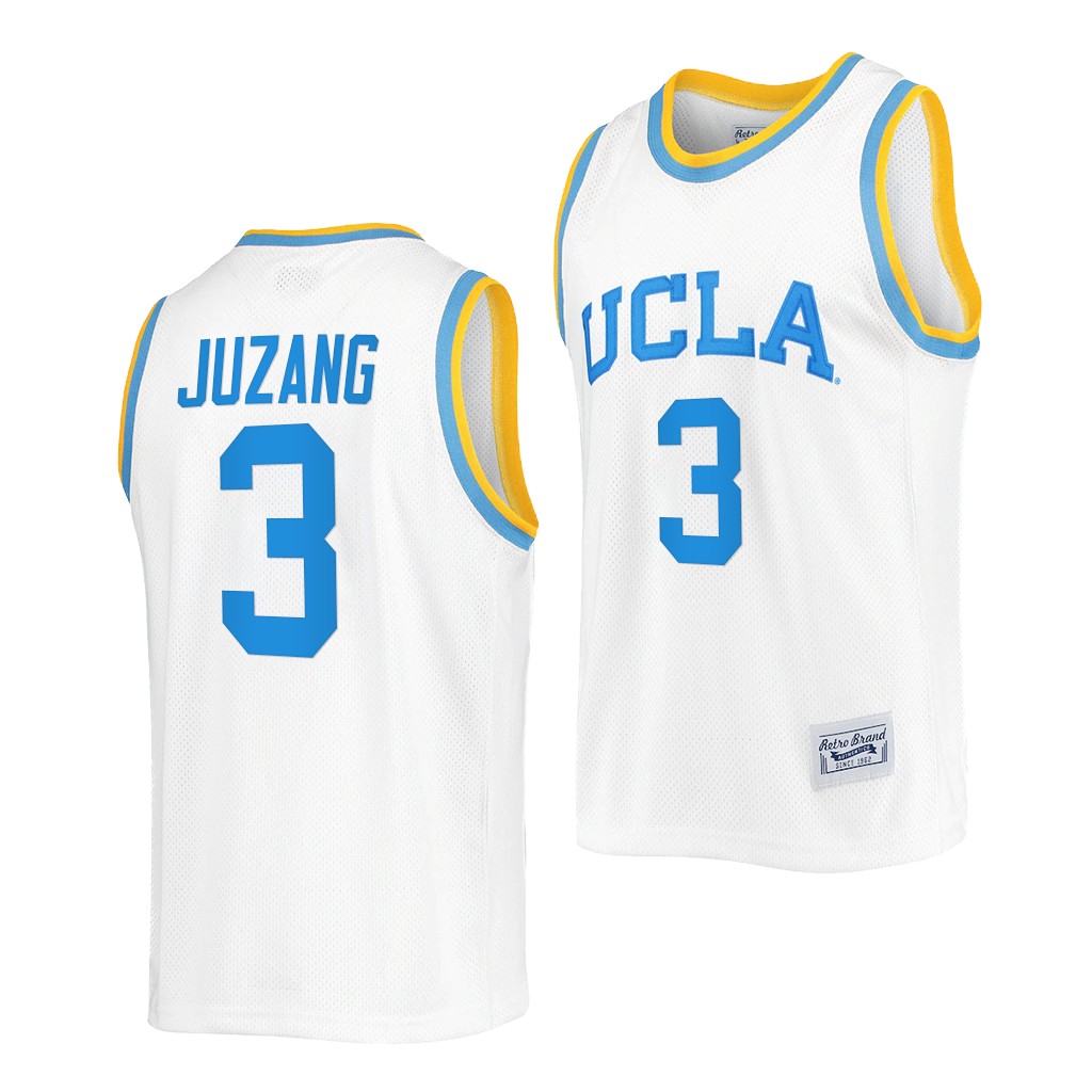 UCLA Bruins Johnny Juzang White Commemorative Classic College Jersey