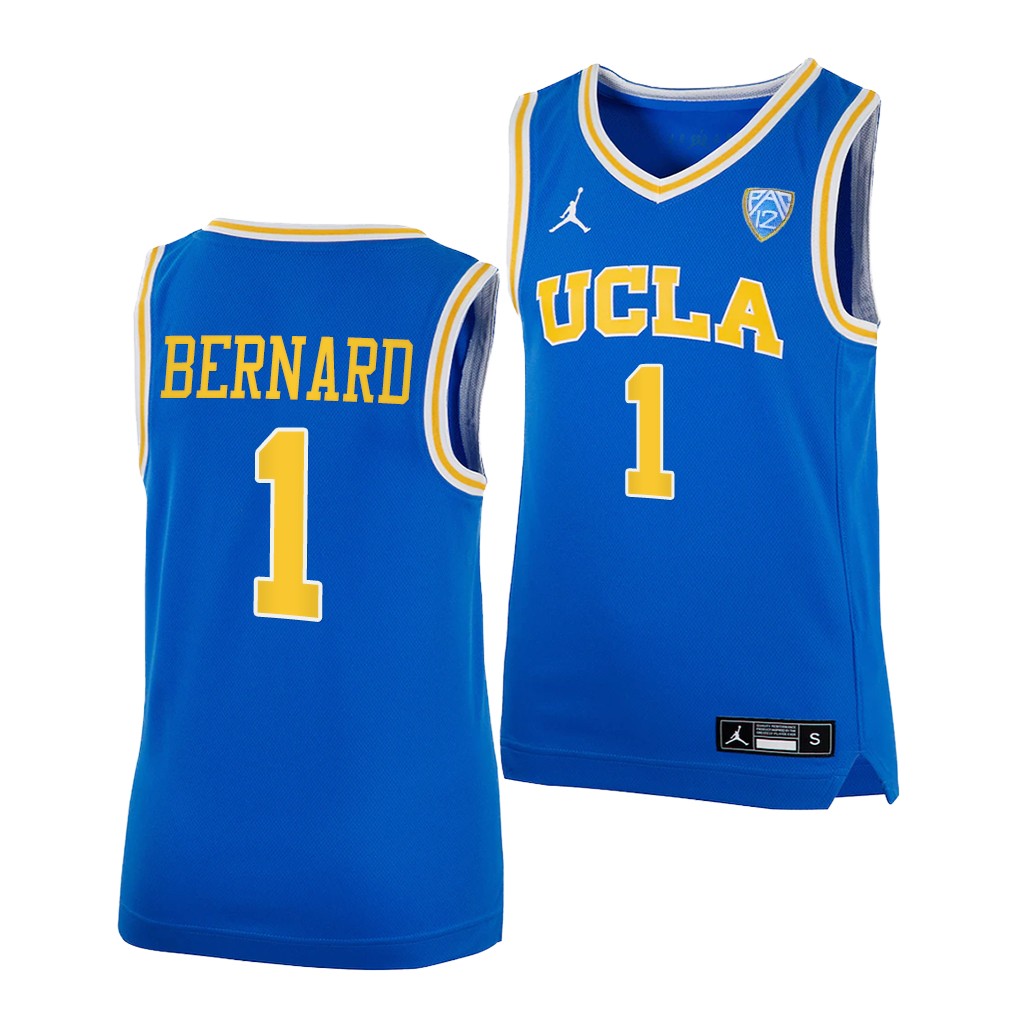 UCLA Bruins Jules Bernard College 2022 Jersey Youth Royal