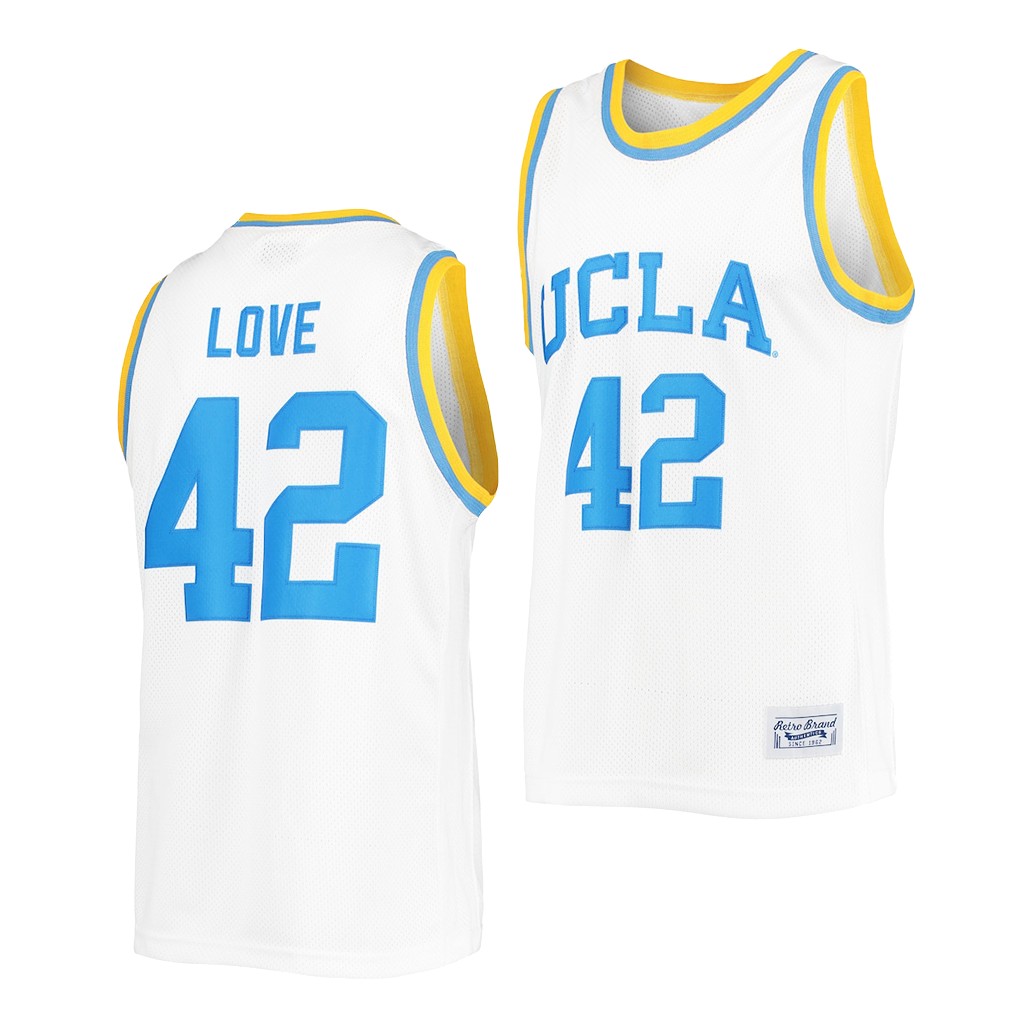 UCLA Bruins Kevin Love White Commemorative Classic Jersey