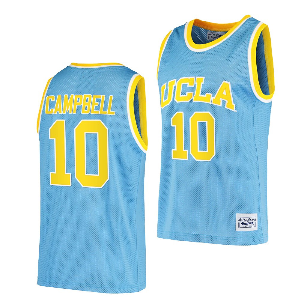 UCLA Bruins Tyger Campbell Blue Commemorative Classic Jersey