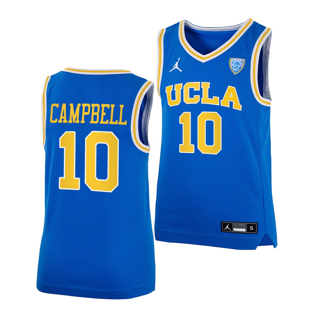 UCLA Bruins Tyger Campbell College 2022 Jersey Youth Royal