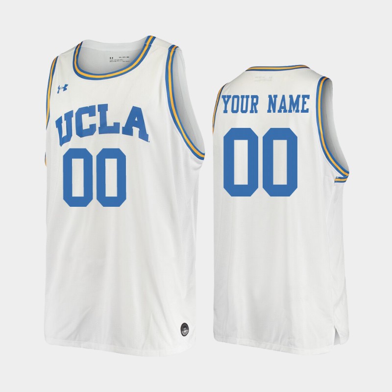 UCLA Bruins UCLA Bruins Custom White 2019-20 College Jersey