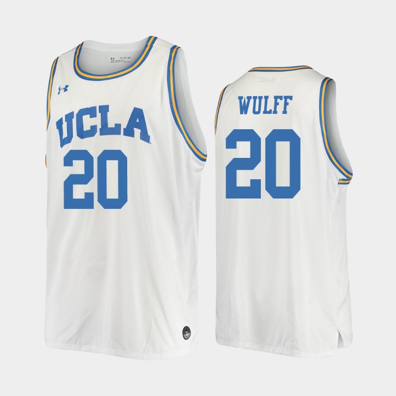 UCLA Bruins UCLA Bruins Isaac Wulff White 2019-20 College Jersey