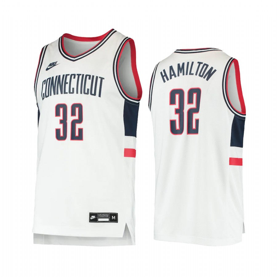 UConn Huskies Richard Hamilton White Jersey