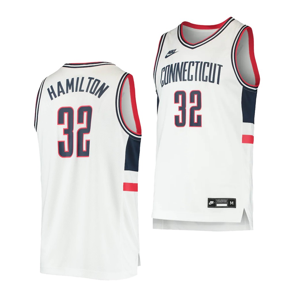 UConn Huskies Richard Hamilton White Jersey Men