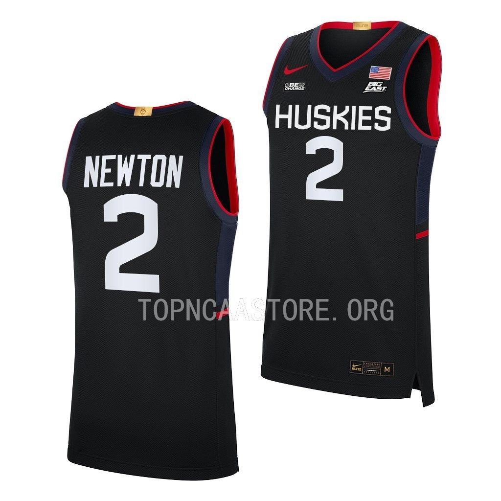 UConn Huskies Tristen Newton Black #2 Jersey Limited