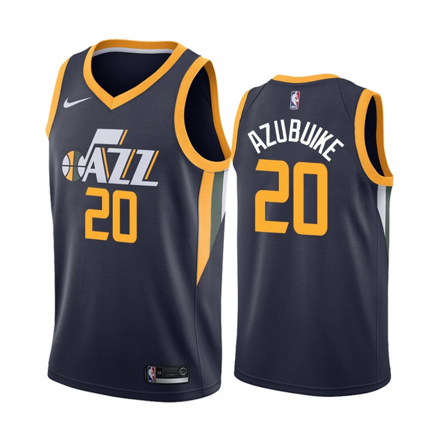 Udoka Azubuike Utah Jazz 2020-21 Navy Icon Jersey 2020 NBA Draft