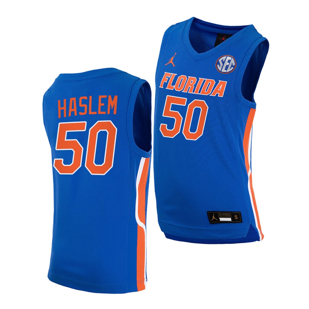Udonis Haslem #50 Florida Gators College NBA Alumni Royal Jersey