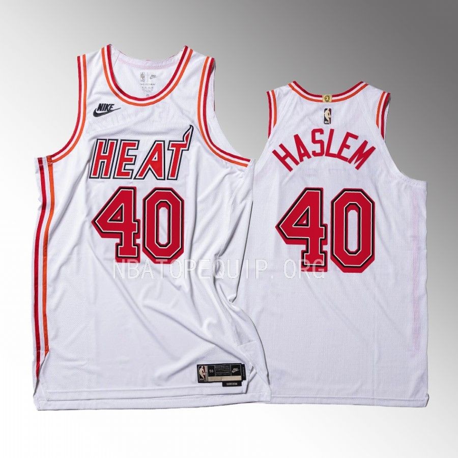 Udonis Haslem Miami Heat 2022-23 35th Classic Edition #40 Jersey White
