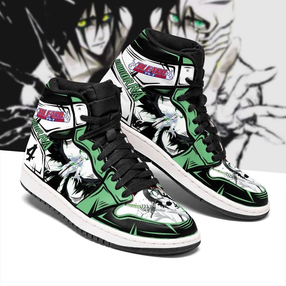 Ulquiorra Cifer JD1s Sneakers Bankai Bleach Anime Shoes Fan Gift Idea, Air Jordan Hightop
