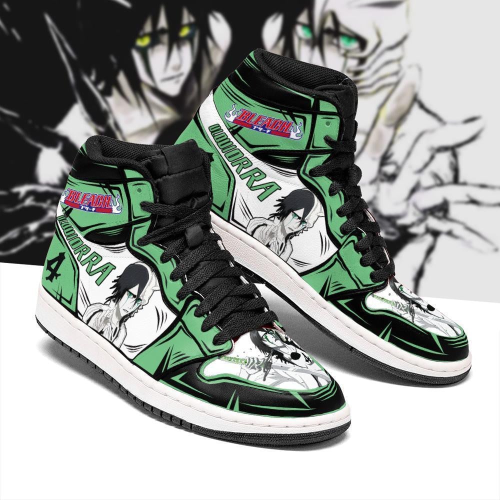 Ulquiorra Cifer JD1s Sneakers Bleach Anime Shoes Fan Gift Idea, Air Jordan Hightop