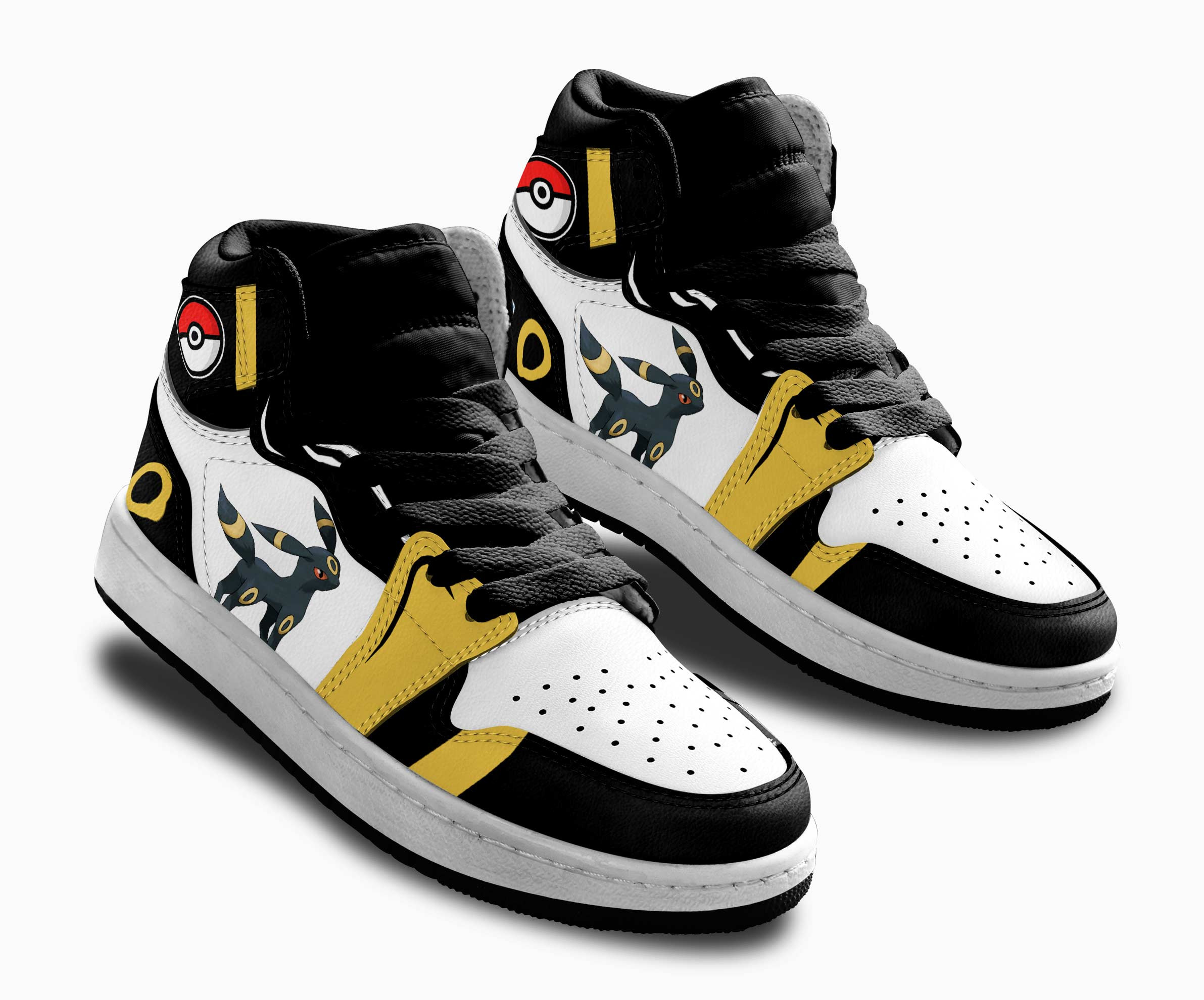 Umbreon Kids Sneakers Custom Anime Pokemon Shoes For Kids
