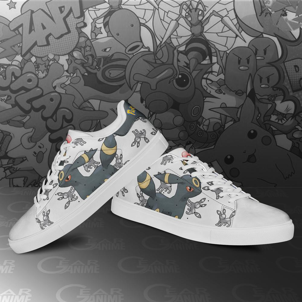 Umbreon Skate Shoes Pokemon Custom Anime Shoes