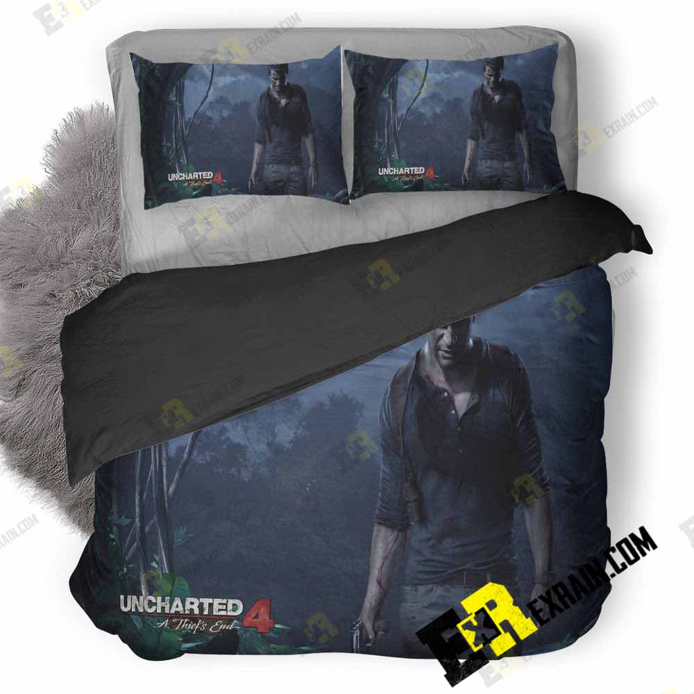 Uncharted 3D Customized Duvet Cover Bedding Set