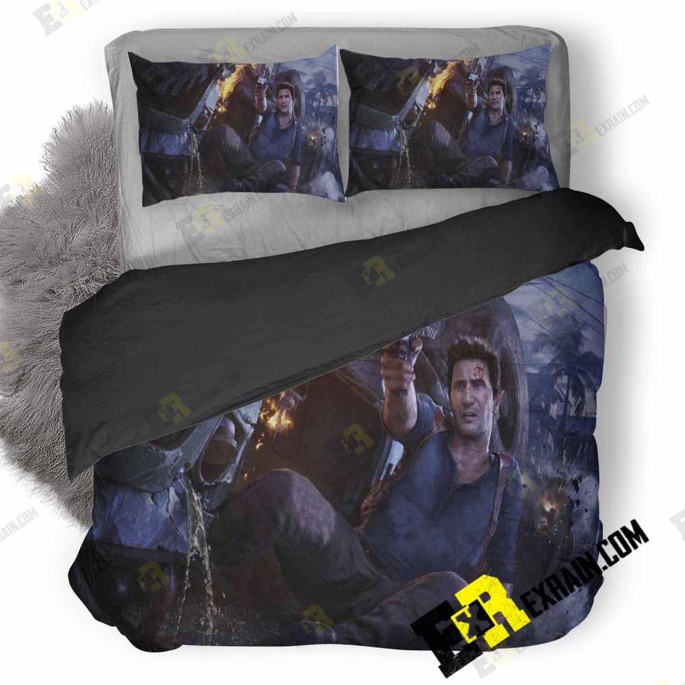 Uncharted A Thiefs End 3D Customized Duvet Cover Bedding Set