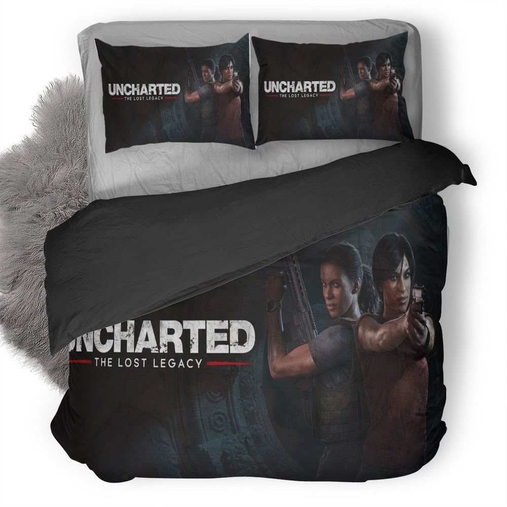 Uncharted The Lost Legacy 18 3D Customized Duvet Cover Bedding Set
