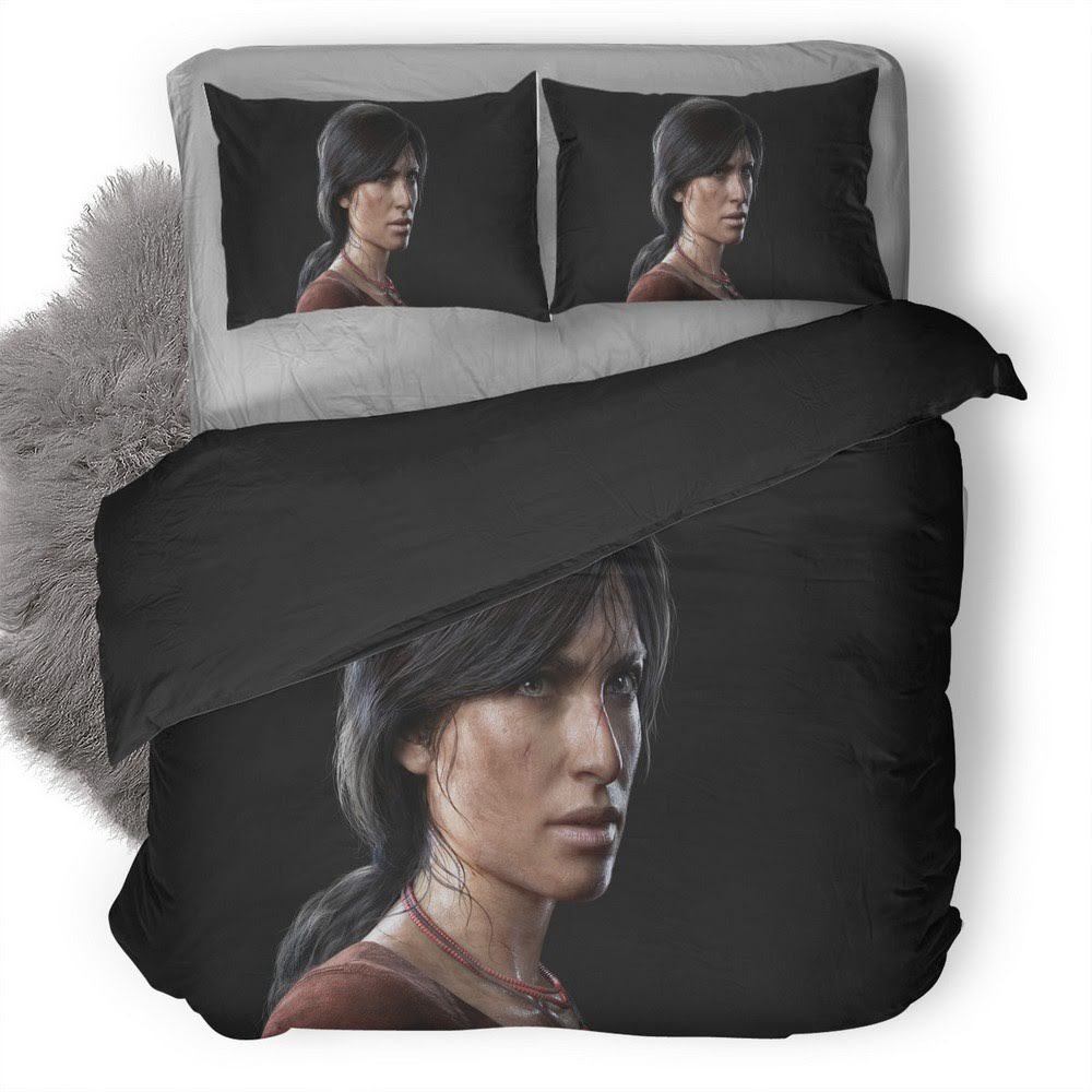Uncharted The Lost Legacy Chloe 3D Customized Duvet Cover Bedding Set