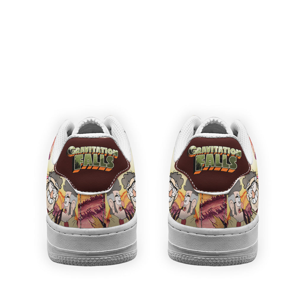 Uncle Ford Gravity Falls Air Sneakers Custom Cartoon Shoes