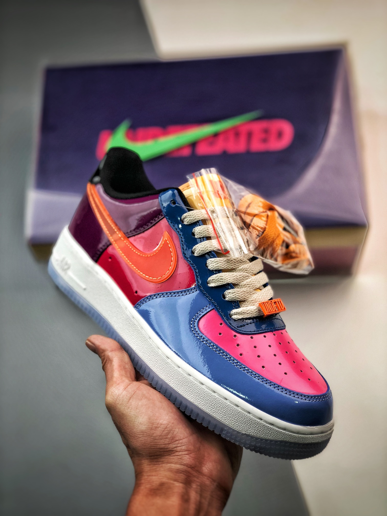 Undefeated X Nike Air Force 1 Low Polar/Total For Sale