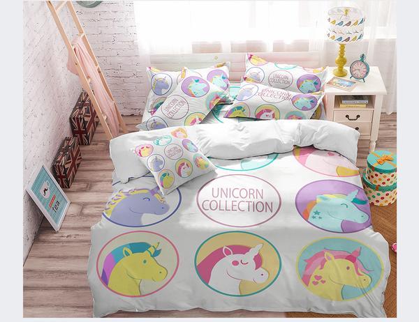 Unicorn As50 3D Customized Duvet Cover Bedding Set