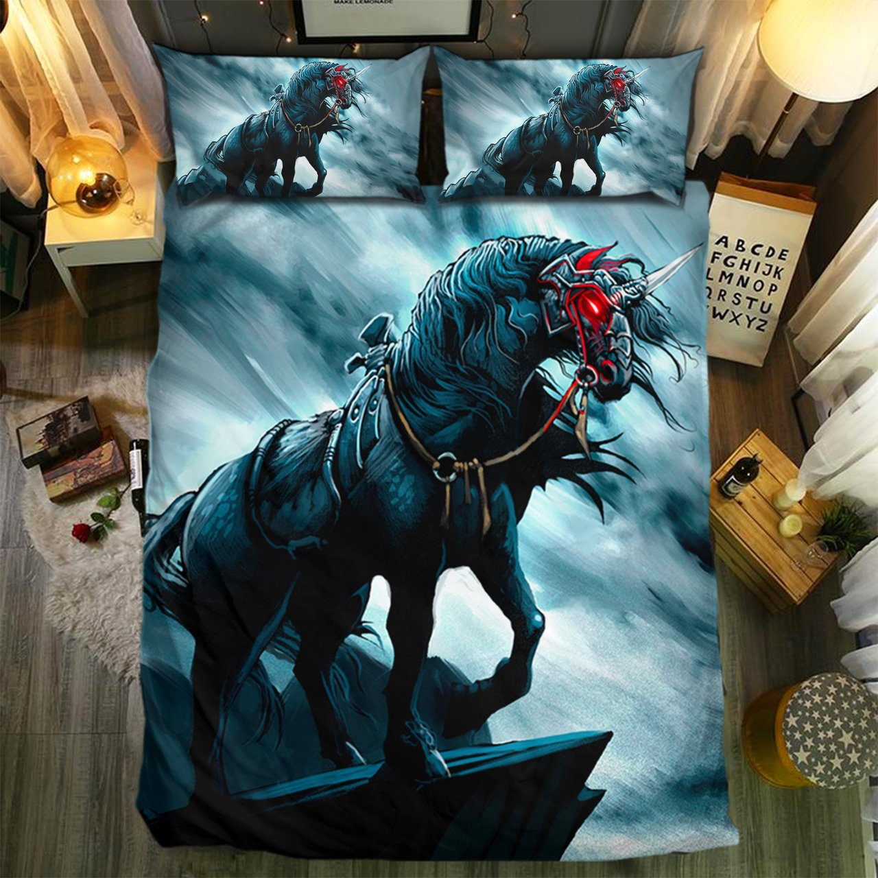 Unicorn Collection 3D Customized Duvet Cover Bedding Set