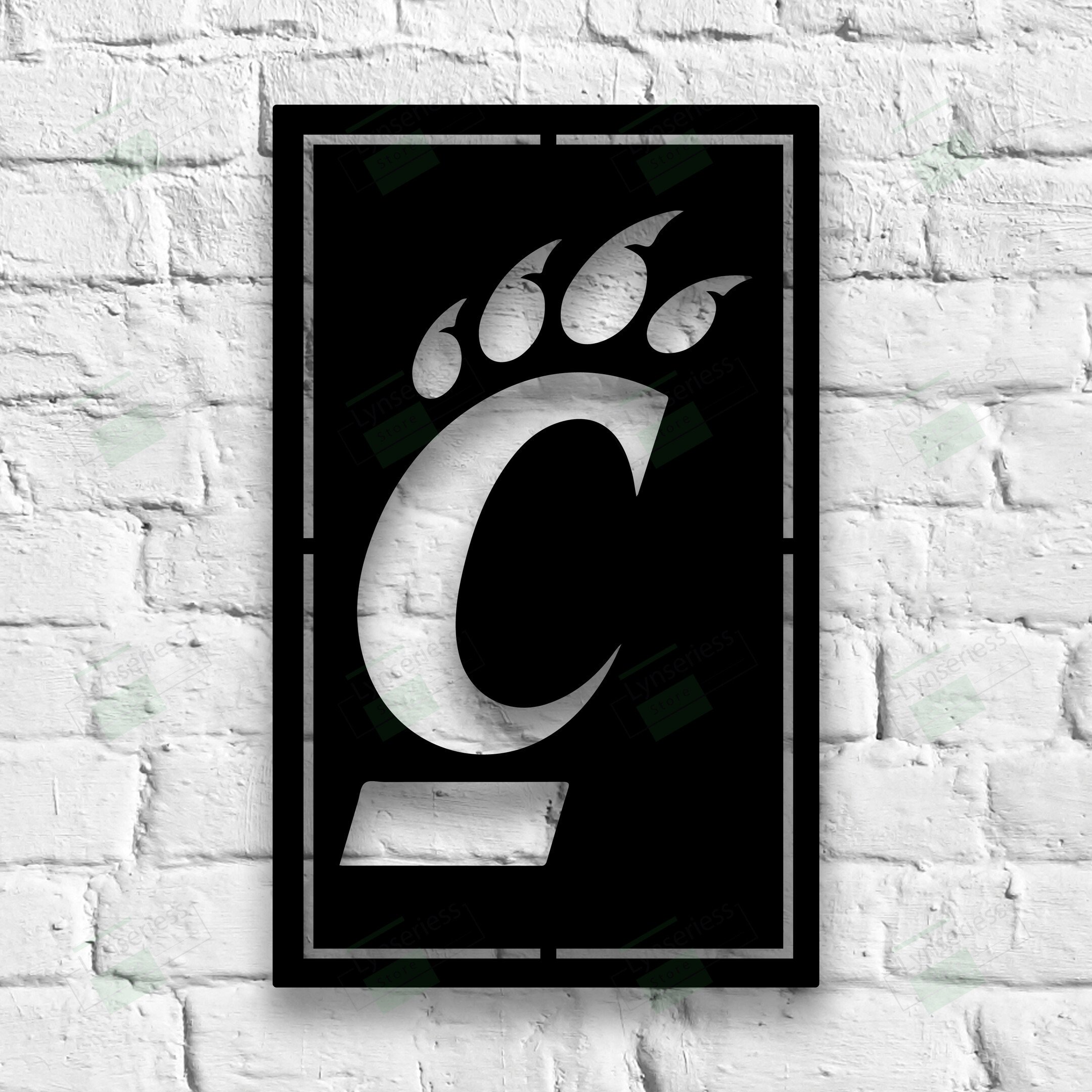 University of Cincinnati Bearcats NCAA Metal Sign – Led light sign