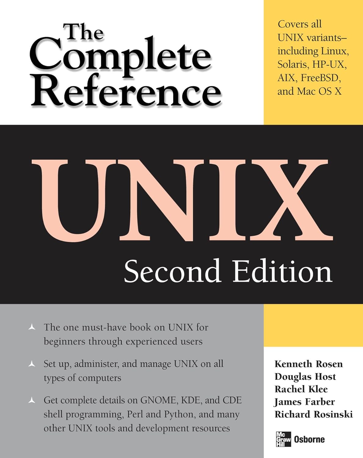 UNIX: The Complete Reference, Second Edition (Complete Reference Series) (PDF/EPUB Version)
