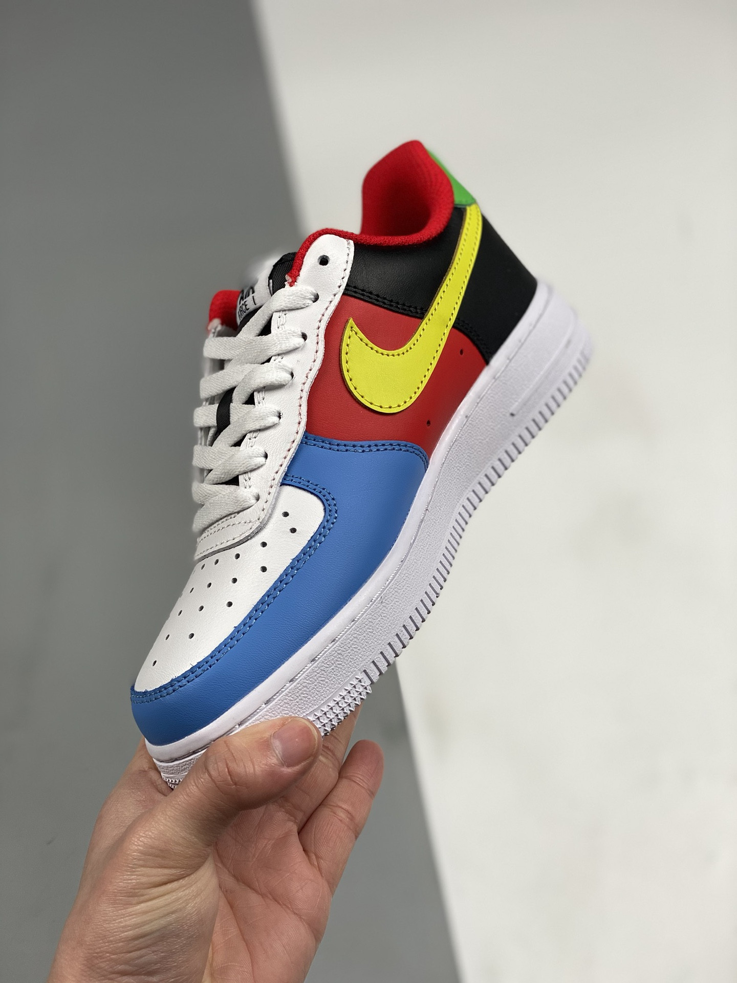 UNO x Nike Air Force 1 Low White/Yellow Zest-University Red For Sale