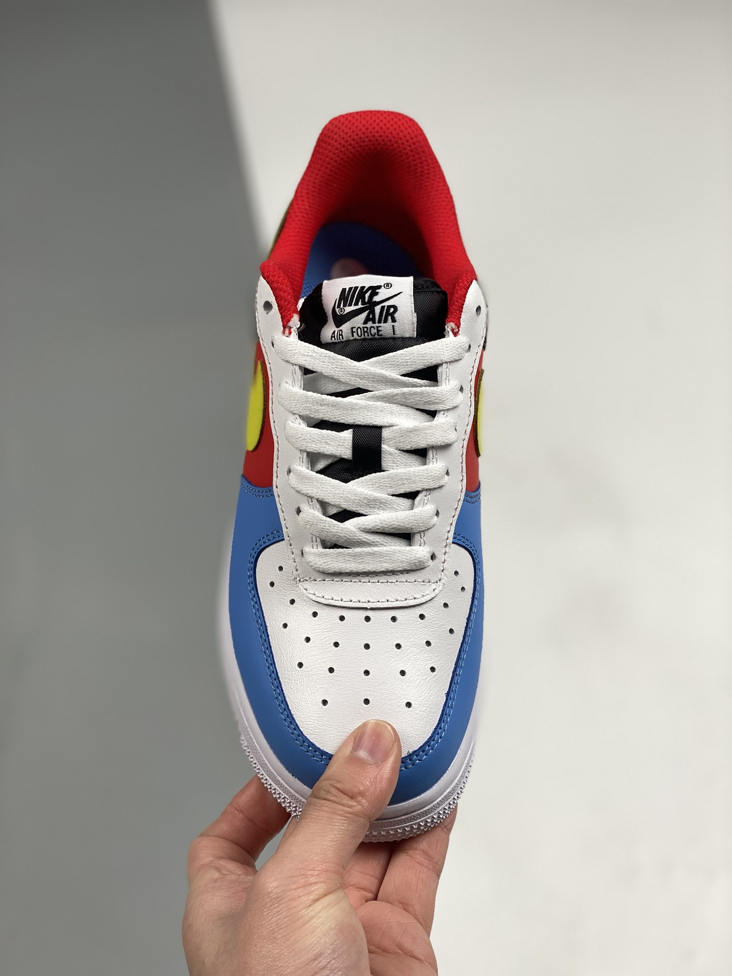 UNO x Nike Air Force 1 Low White/Yellow Zest-University Red For Sale