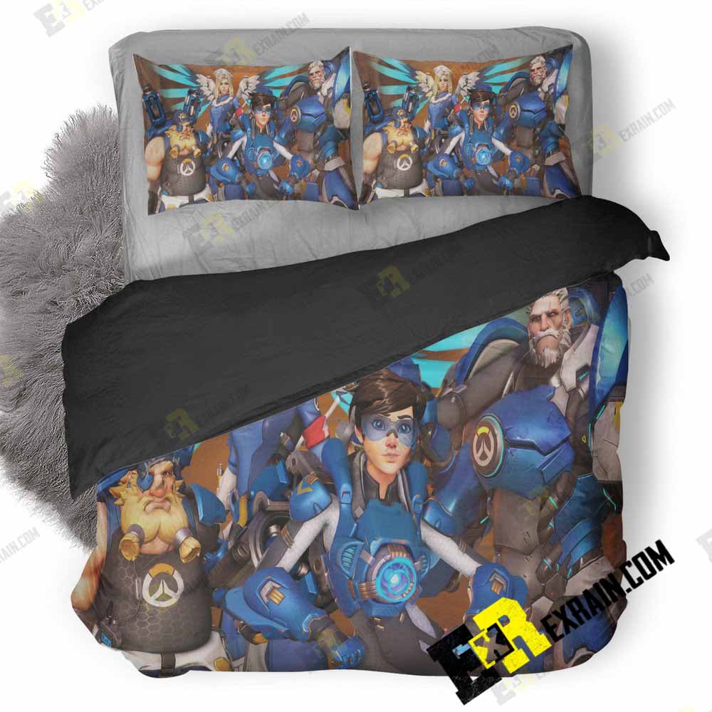 Uprising Overwatch Do 3D Customized Duvet Cover Bedding Set