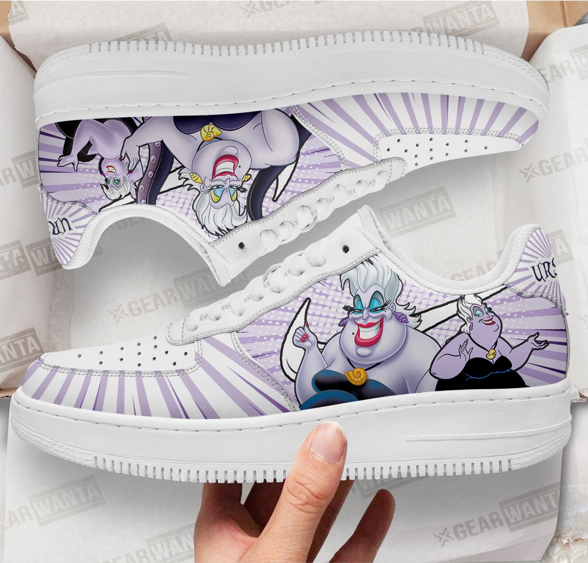 Ursula Air Sneakers Custom Villain Shoes