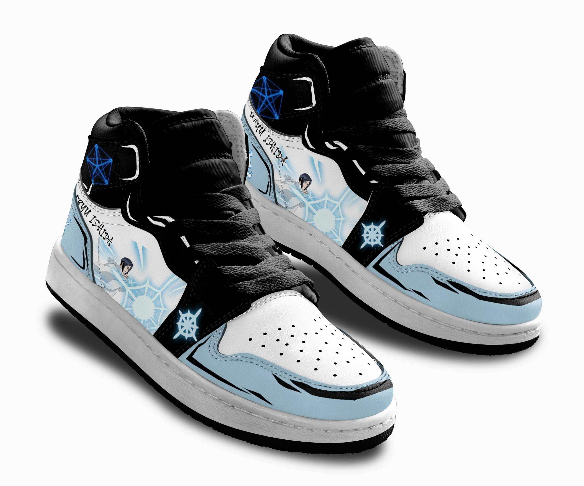 Uryu Ishida Kids Sneakers Custom Anime Bleach Shoes For Kids