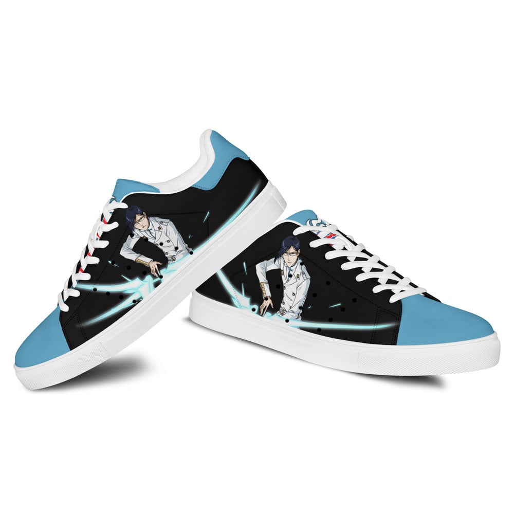 Uryu Ishida Skate Sneakers Custom Bleach Anime Shoes