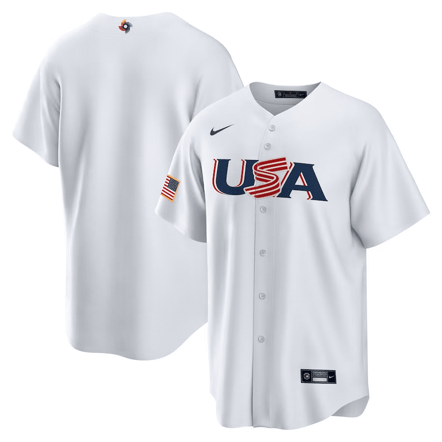 USA Baseball 2023 World Baseball Classic Stitched Jersey – Men White