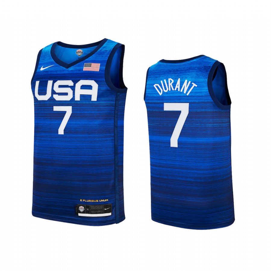 USA Kevin Durant 2020 Summer Olympics Blue Youth Jersey Player #7